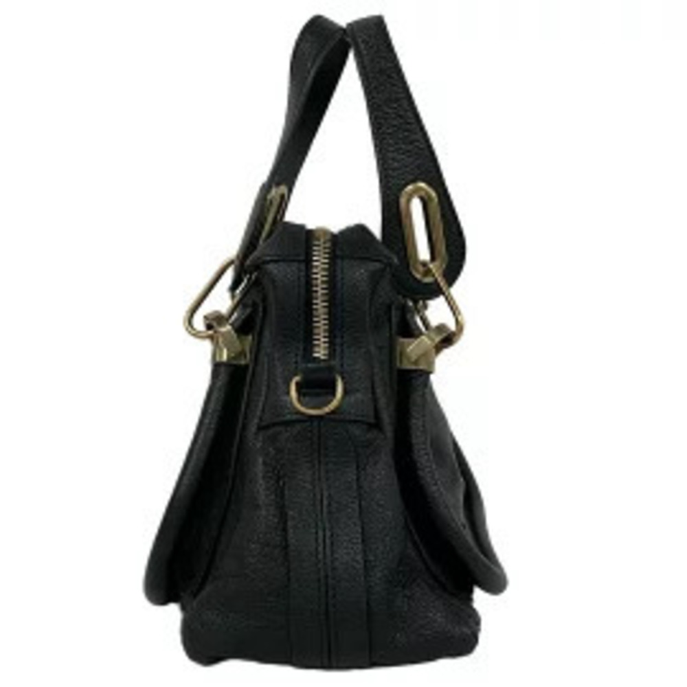 Chloe Paraty Handbag Black Leather